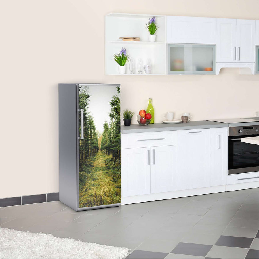 Kühlschrank Folie Green Alley  Kühlschrank 60x150 cm