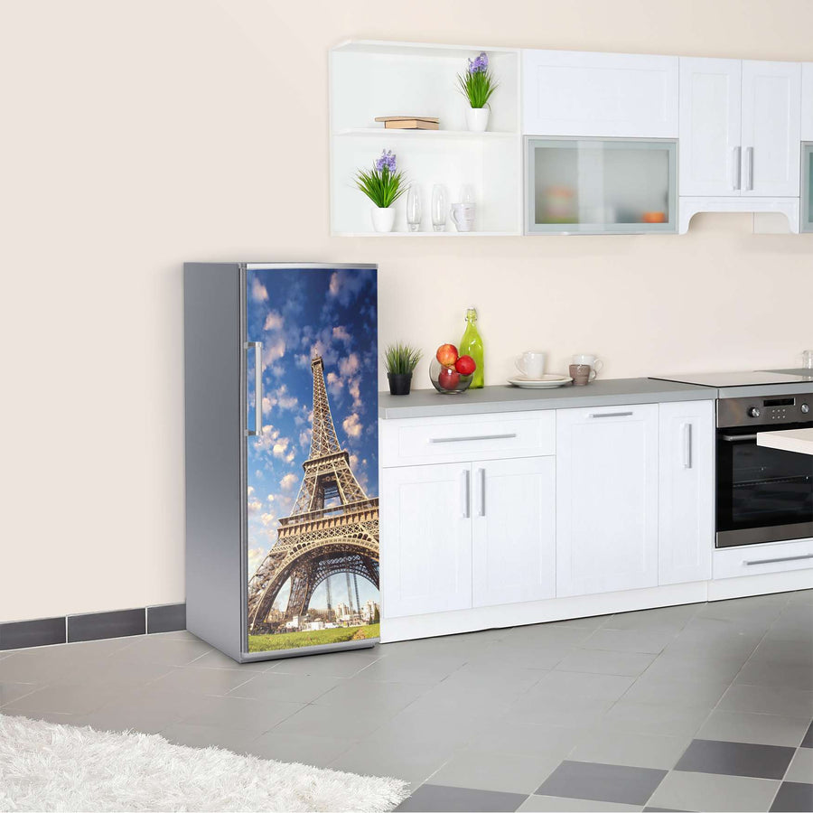 Kühlschrank Folie La Tour Eiffel  Kühlschrank 60x150 cm