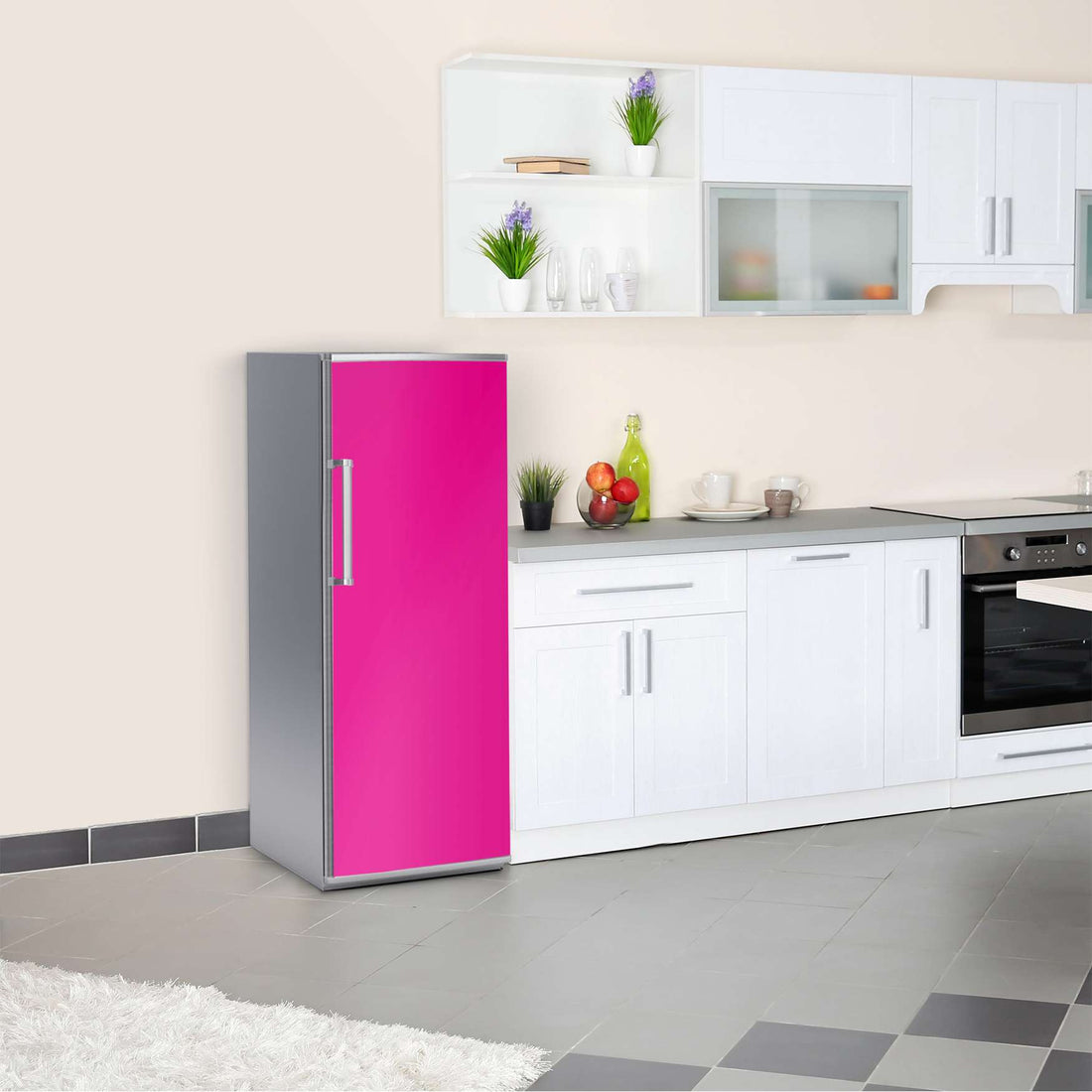 Kühlschrank Folie Pink Dark  Kühlschrank 60x150 cm
