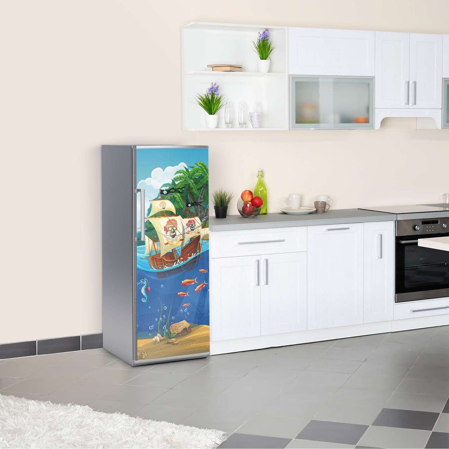 Kühlschrank Folie Pirates  Kühlschrank 60x150 cm