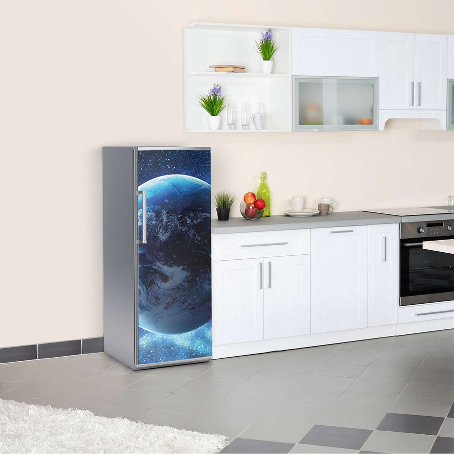 Kühlschrank Folie Planet Blue  Kühlschrank 60x150 cm