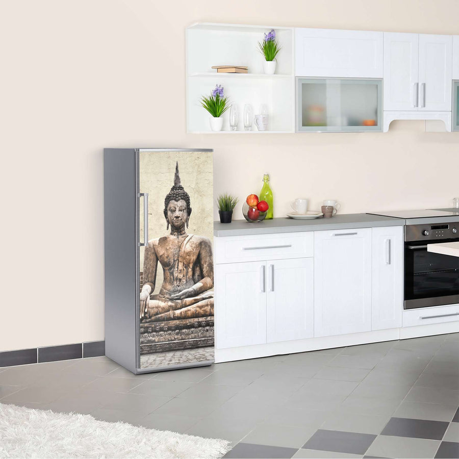 Kühlschrank Folie Relaxing Buddha  Kühlschrank 60x150 cm