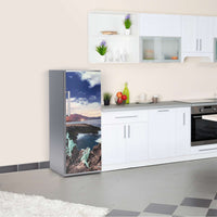 Kühlschrank Folie Seaside  Kühlschrank 60x150 cm