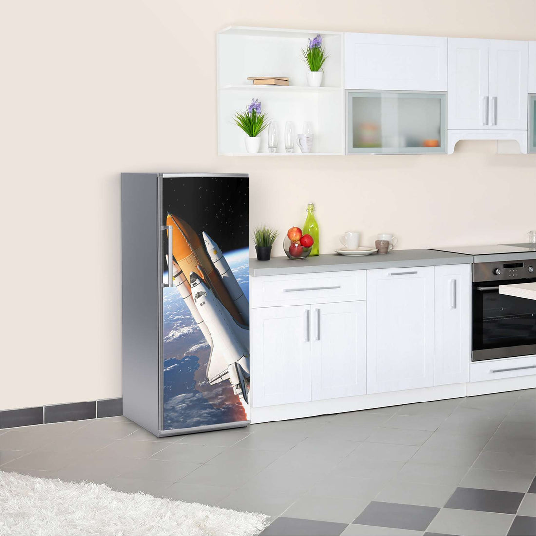 Kühlschrank Folie Space Traveller  Kühlschrank 60x150 cm