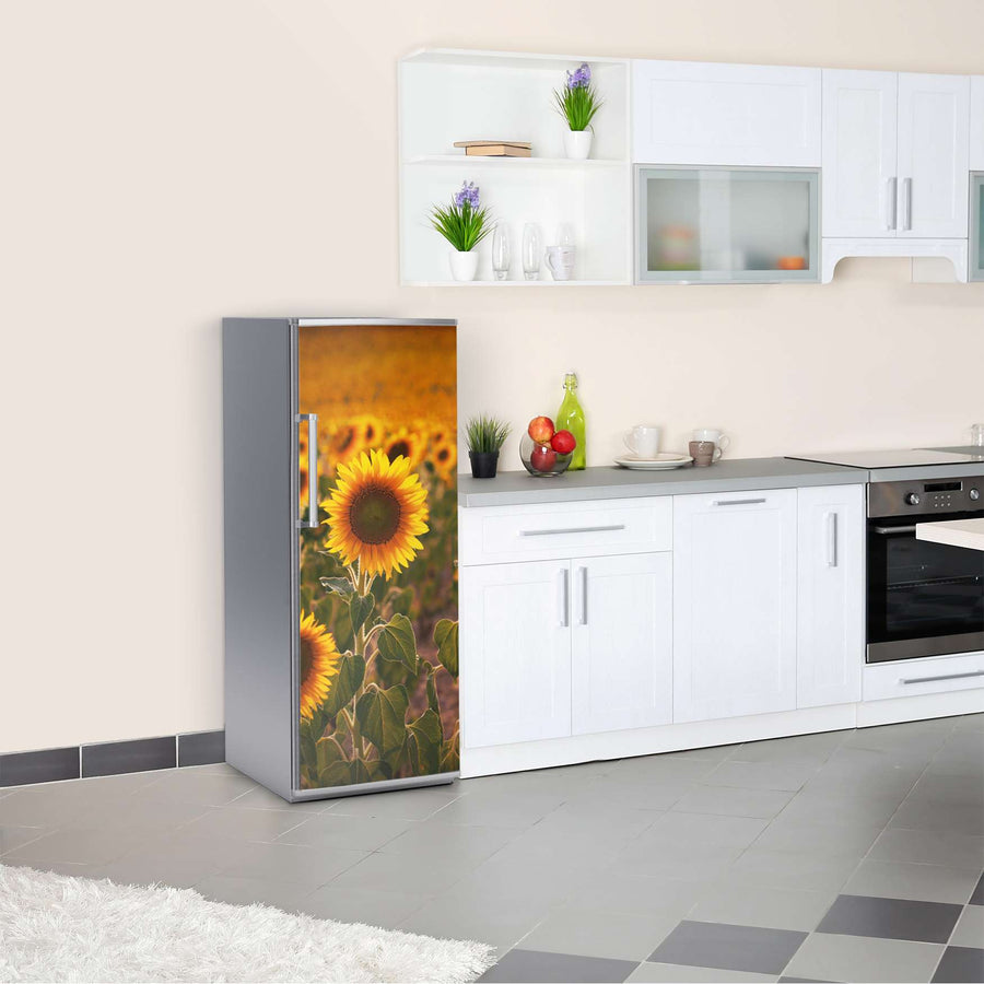 Kühlschrank Folie Sunflowers  Kühlschrank 60x150 cm