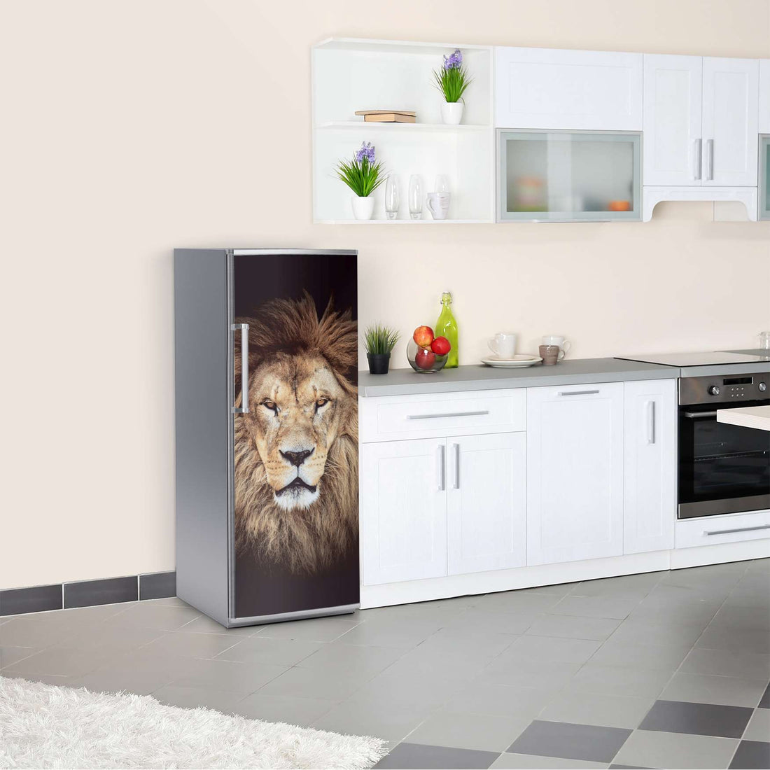 Kühlschrank Folie Wild Eyes  Kühlschrank 60x150 cm