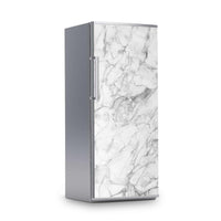 Kühlschrank Folie -Marmor weiß- Kühlschrank 60x150 cm