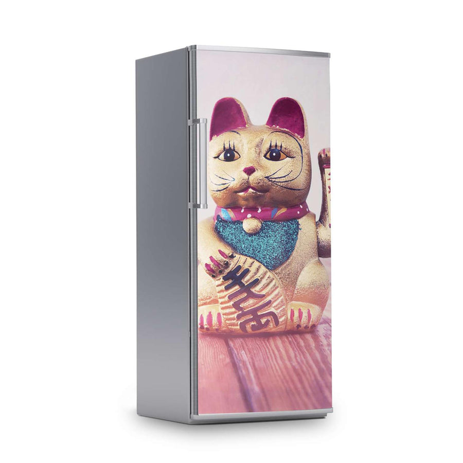 Kühlschrank Folie -Winkekatze- Kühlschrank 60x150 cm