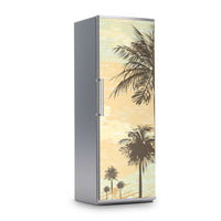 Kühlschrank Folie -Beach Palms- Kühlschrank 60x180 cm