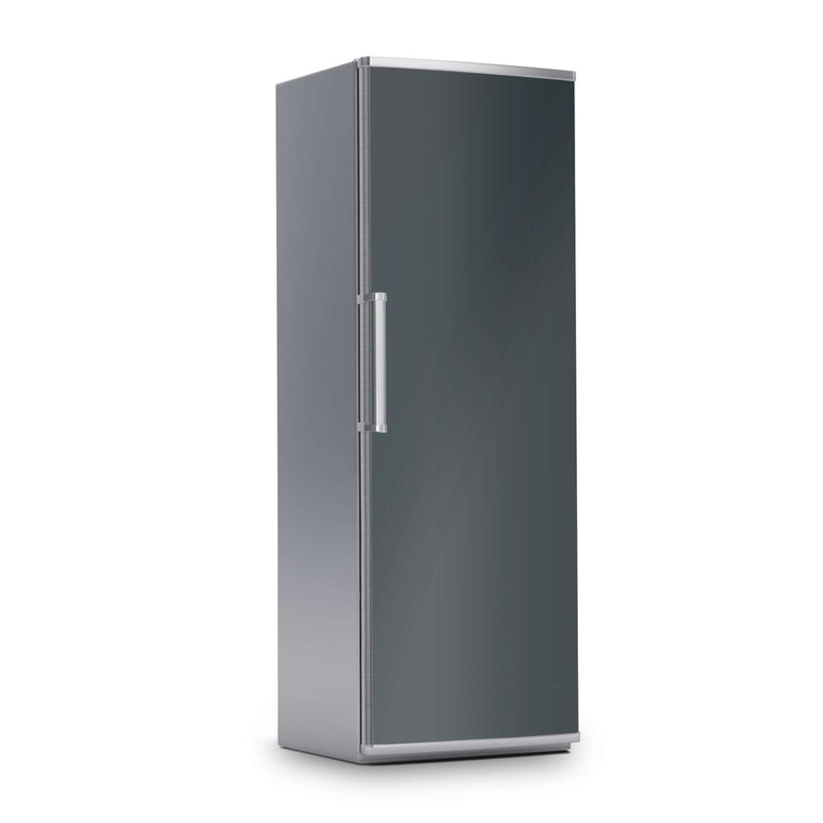 Kühlschrank Folie -Blaugrau Dark- Kühlschrank 60x180 cm