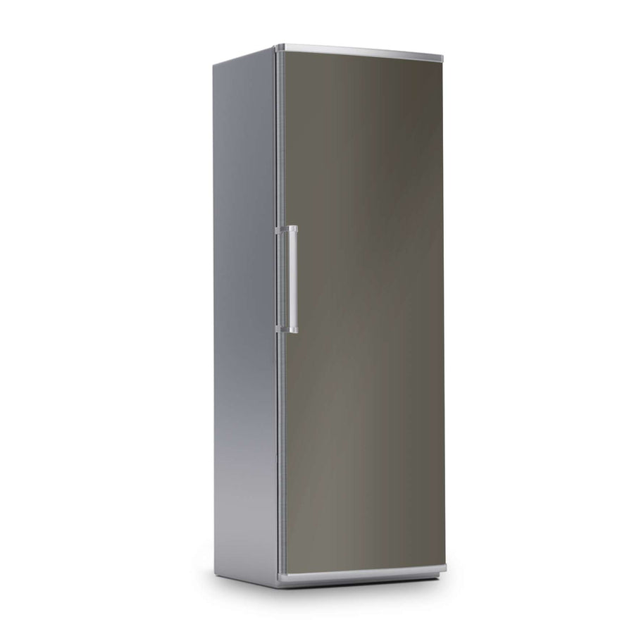 Kühlschrank Folie -Braungrau Dark- Kühlschrank 60x180 cm