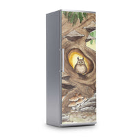 Kühlschrank Folie -Eulenbaum- Kühlschrank 60x180 cm