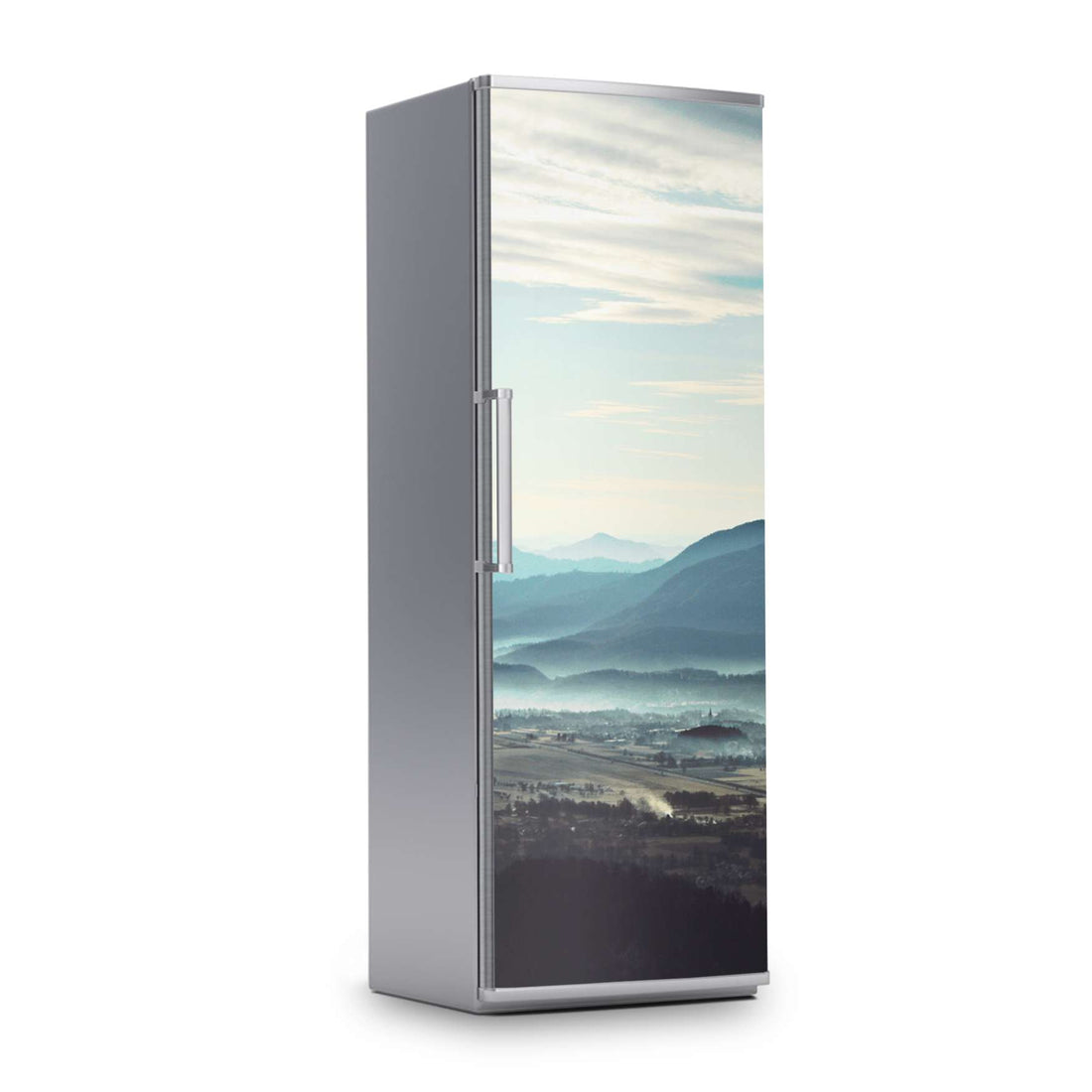 Kühlschrank Folie -Fog Village- Kühlschrank 60x180 cm
