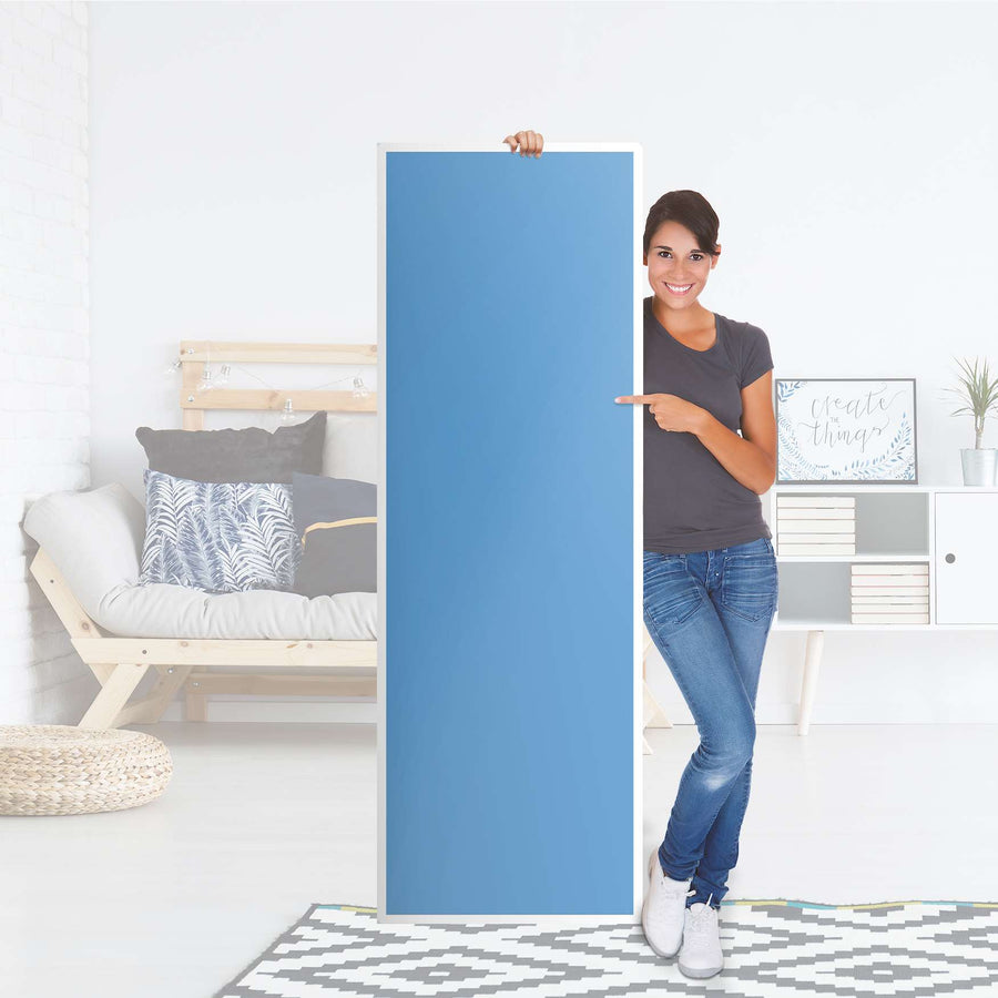 Kühlschrank Folie Blau Light - Küche - Kühlschrankgröße 60x180 cm