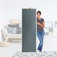 Kühlschrank Folie Blaugrau Light - Küche - Kühlschrankgröße 60x180 cm