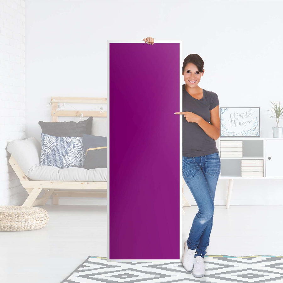 Kühlschrank Folie Flieder Dark - Küche - Kühlschrankgröße 60x180 cm