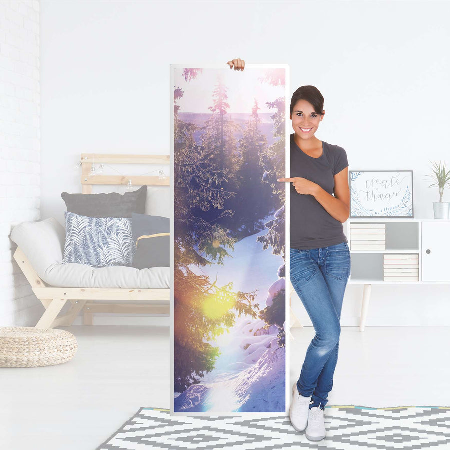 Kühlschrank Folie Lichtflut - Küche - Kühlschrankgröße 60x180 cm