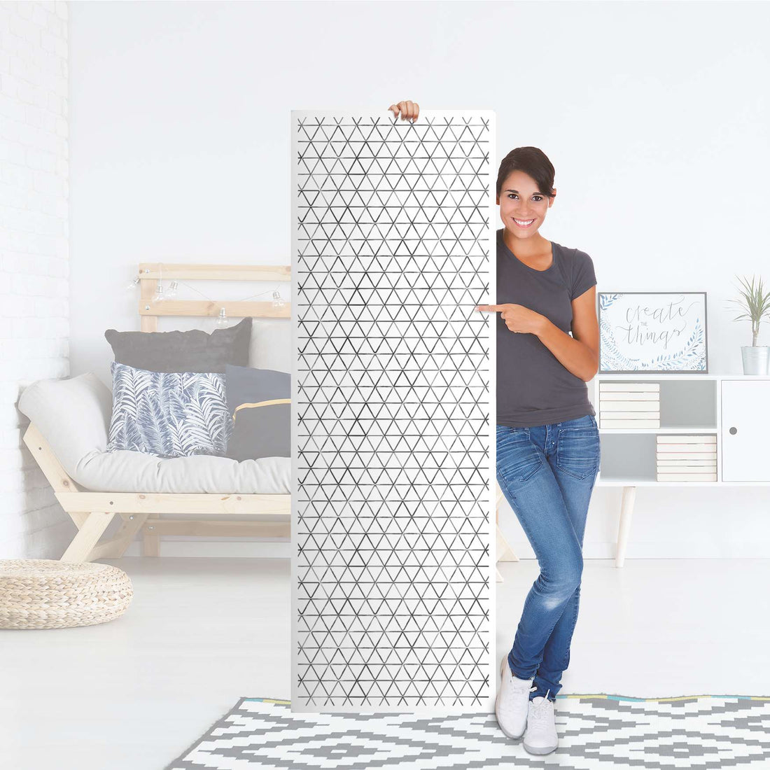 Kühlschrank Folie Mediana - Küche - Kühlschrankgröße 60x180 cm