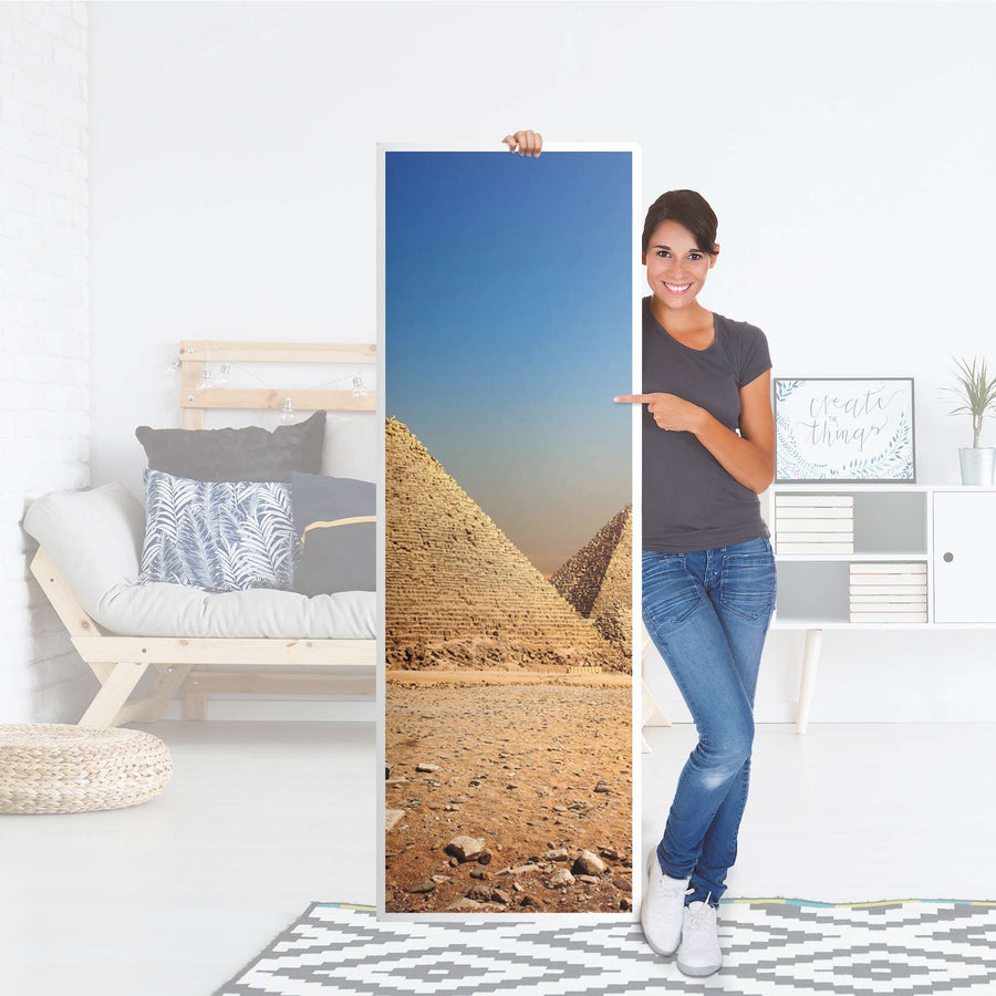 Kühlschrank Folie Pyramids - Küche - Kühlschrankgröße 60x180 cm