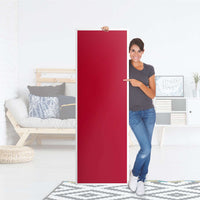 Kühlschrank Folie Rot Dark - Küche - Kühlschrankgröße 60x180 cm