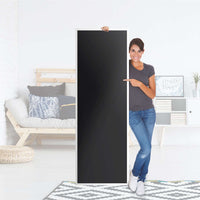 Kühlschrank Folie Schwarz - Küche - Kühlschrankgröße 60x180 cm