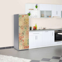 Kühlschrank Folie 3D Retro  Kühlschrank 60x180 cm