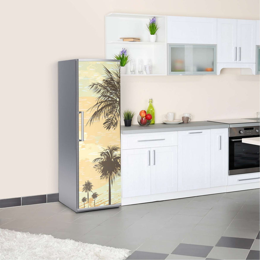 Kühlschrank Folie Beach Palms  Kühlschrank 60x180 cm