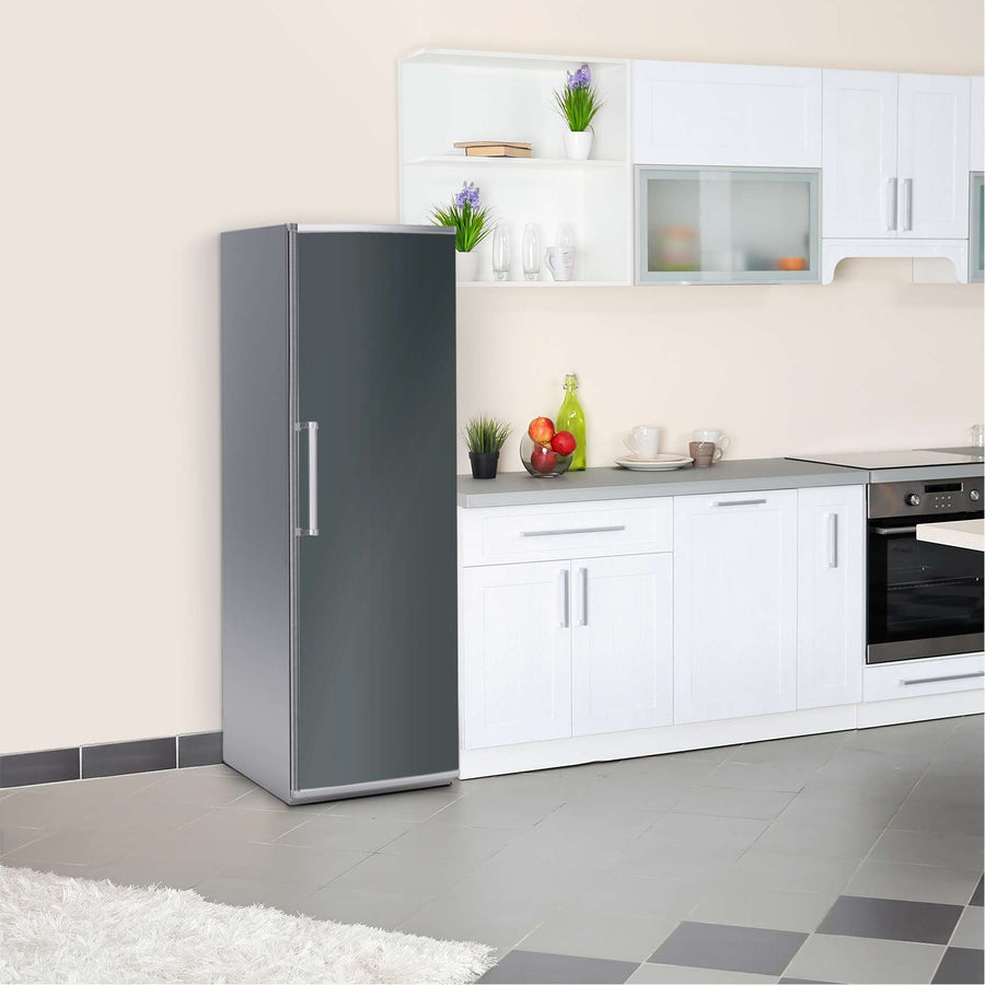 Kühlschrank Folie Blaugrau Dark  Kühlschrank 60x180 cm