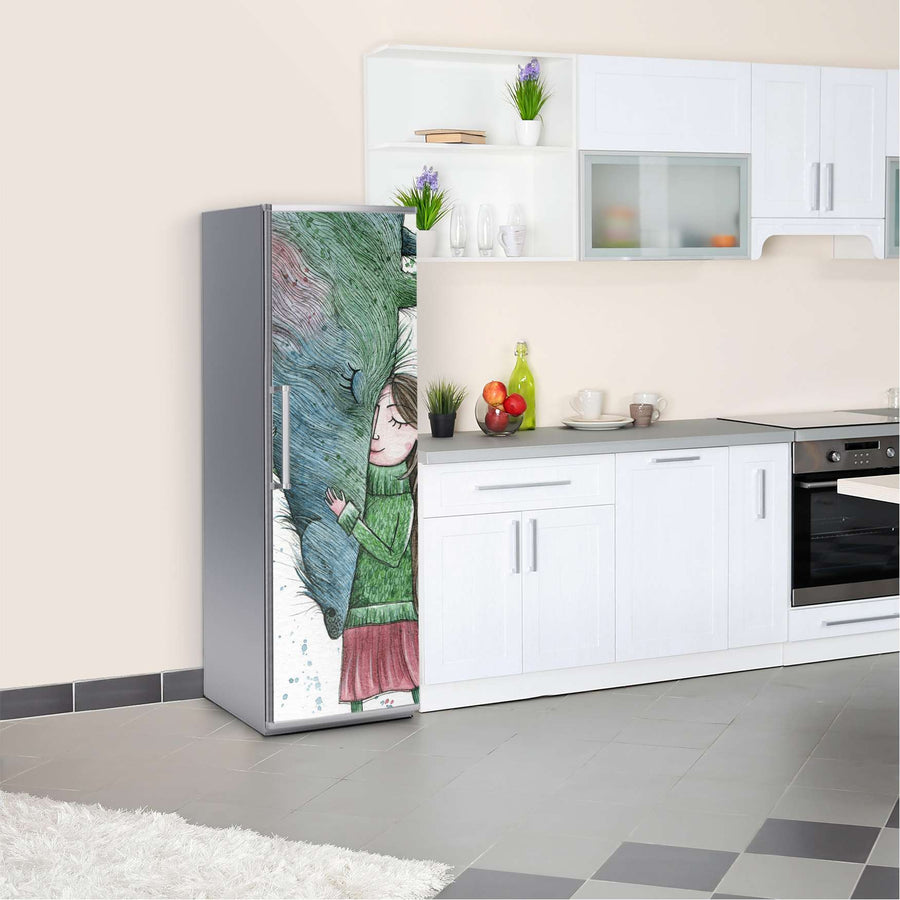 Kühlschrank Folie Cheek to cheek  Kühlschrank 60x180 cm