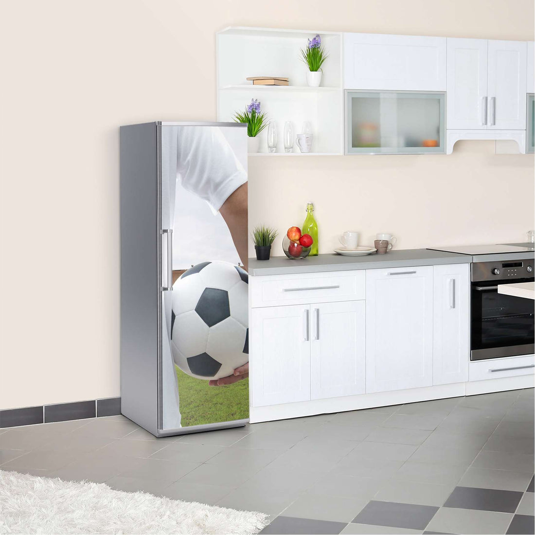 Kühlschrank Folie Footballmania  Kühlschrank 60x180 cm