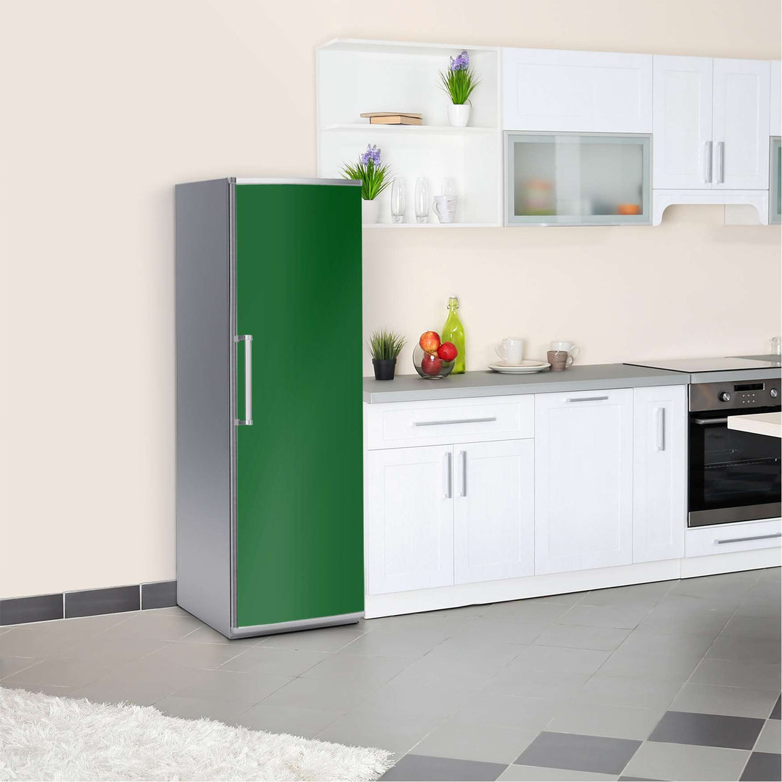 Kühlschrank Folie Grün Dark  Kühlschrank 60x180 cm