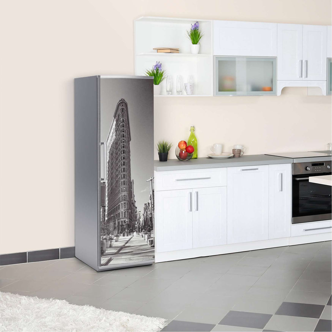 Kühlschrank Folie Manhattan  Kühlschrank 60x180 cm