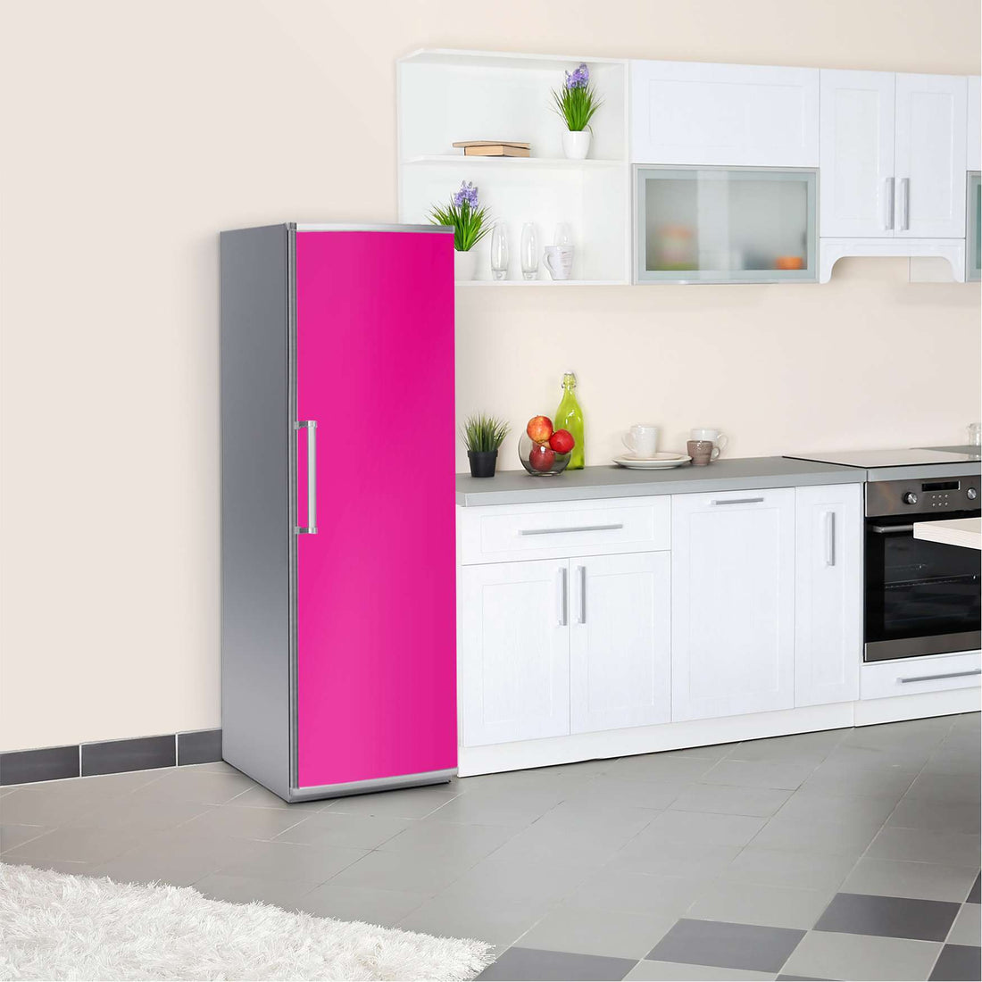 Kühlschrank Folie Pink Dark  Kühlschrank 60x180 cm