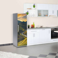 Kühlschrank Folie Reisterrassen  Kühlschrank 60x180 cm