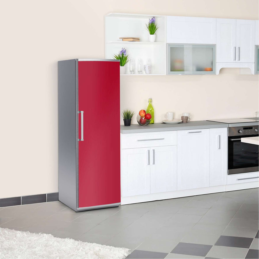 Kühlschrank Folie Rot Dark  Kühlschrank 60x180 cm