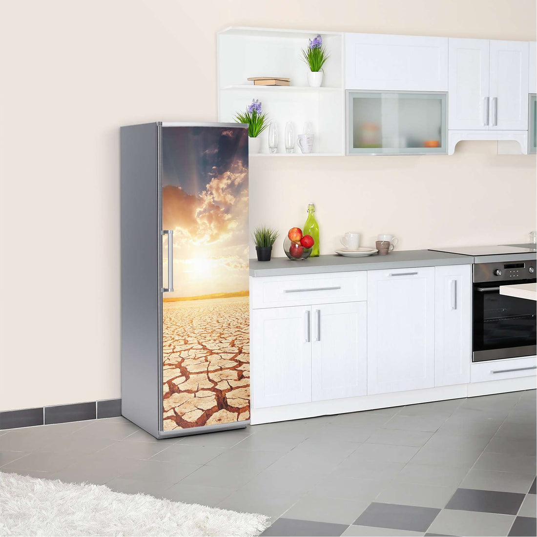 Kühlschrank Folie Savanne  Kühlschrank 60x180 cm