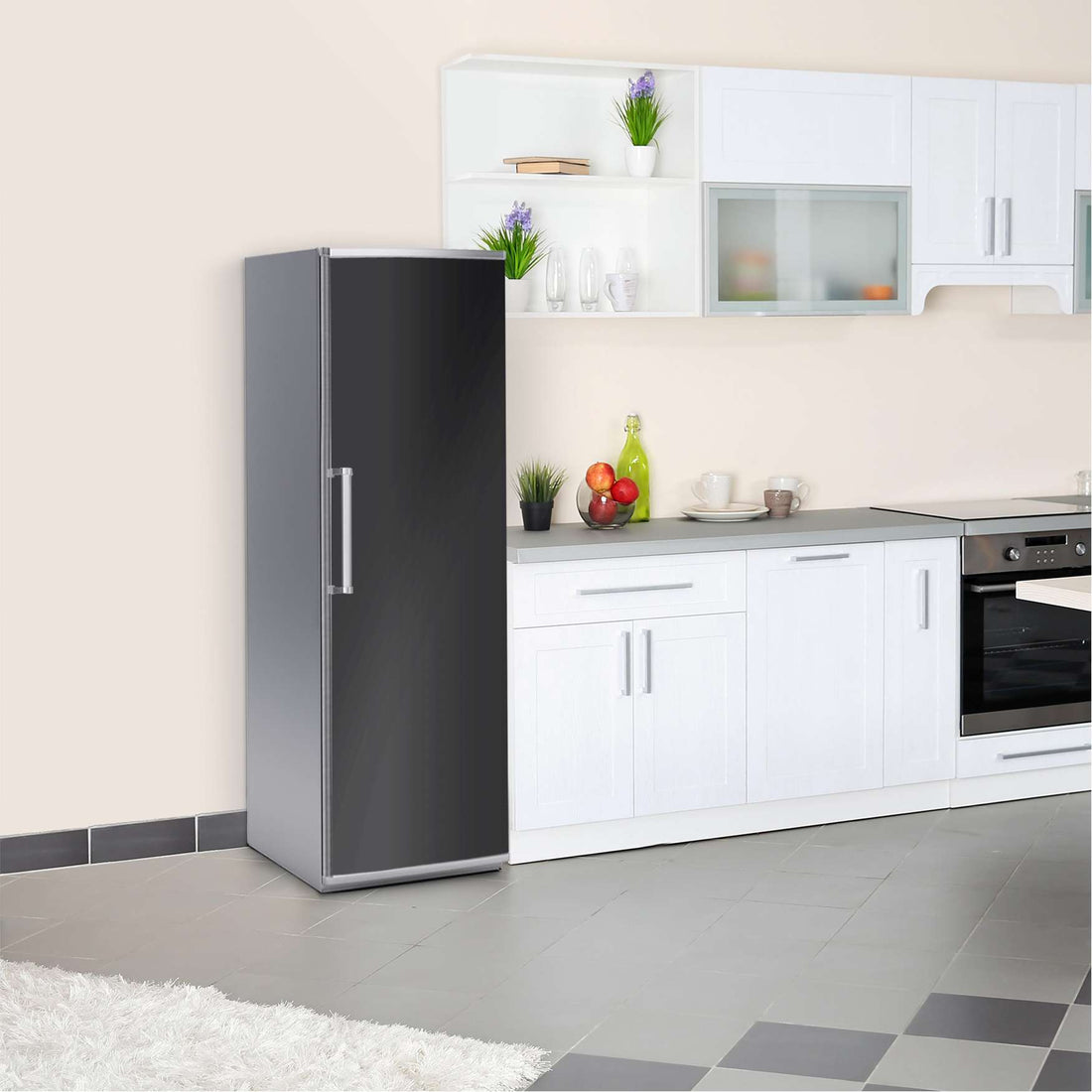 Kühlschrank Folie Schwarz  Kühlschrank 60x180 cm