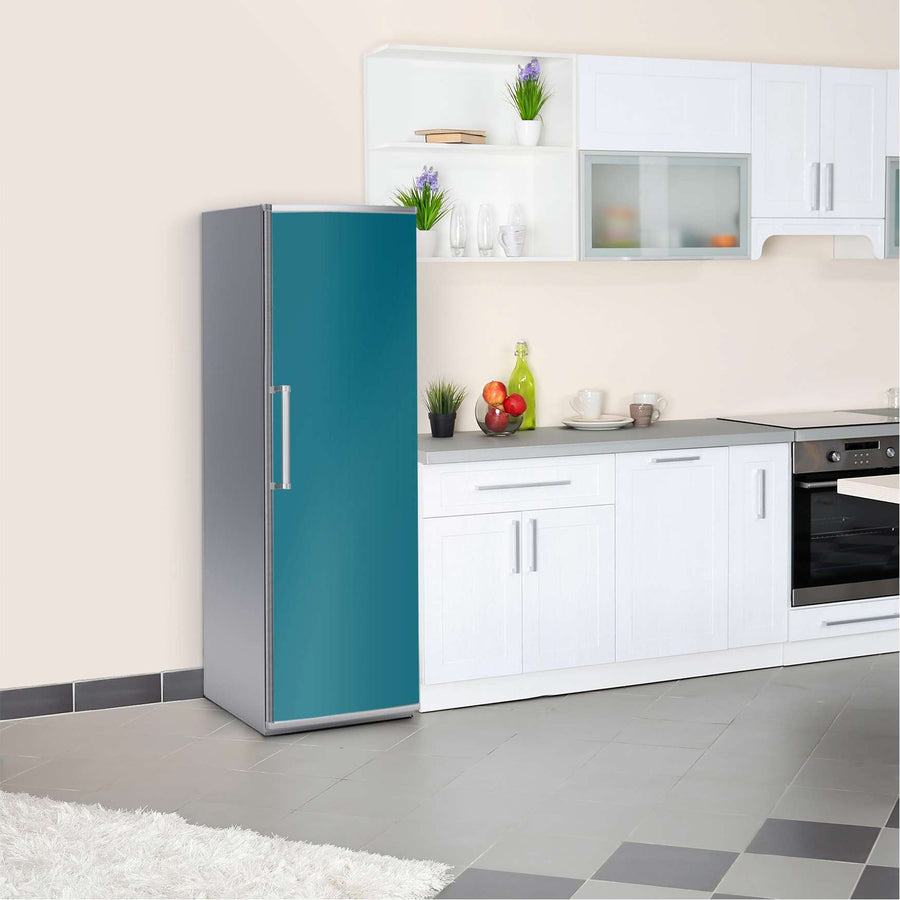 Kühlschrank Folie Türkisgrün Dark  Kühlschrank 60x180 cm