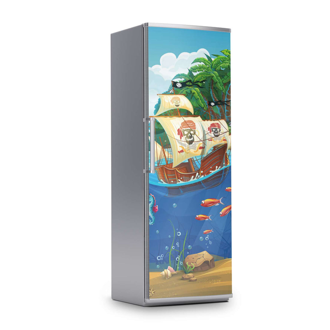 Kühlschrank Folie -Pirates- Kühlschrank 60x180 cm