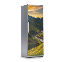 Kühlschrank Folie -Reisterrassen- Kühlschrank 60x180 cm