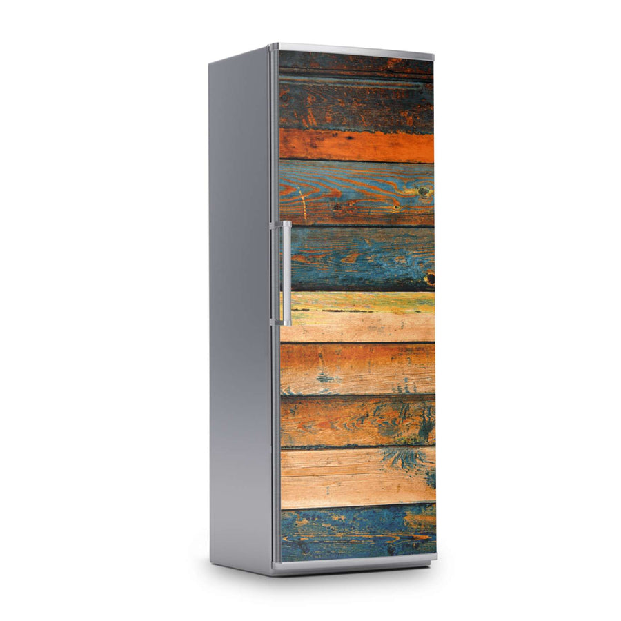 Kühlschrank Folie -Wooden- Kühlschrank 60x180 cm