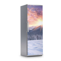 Kühlschrank Folie -Zauberhafte Winterlandschaft- Kühlschrank 60x180 cm