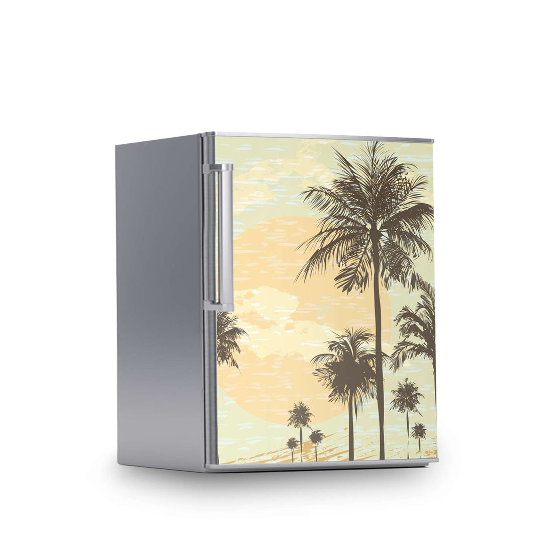 Kühlschrank Folie -Beach Palms- Kühlschrank 60x80 cm