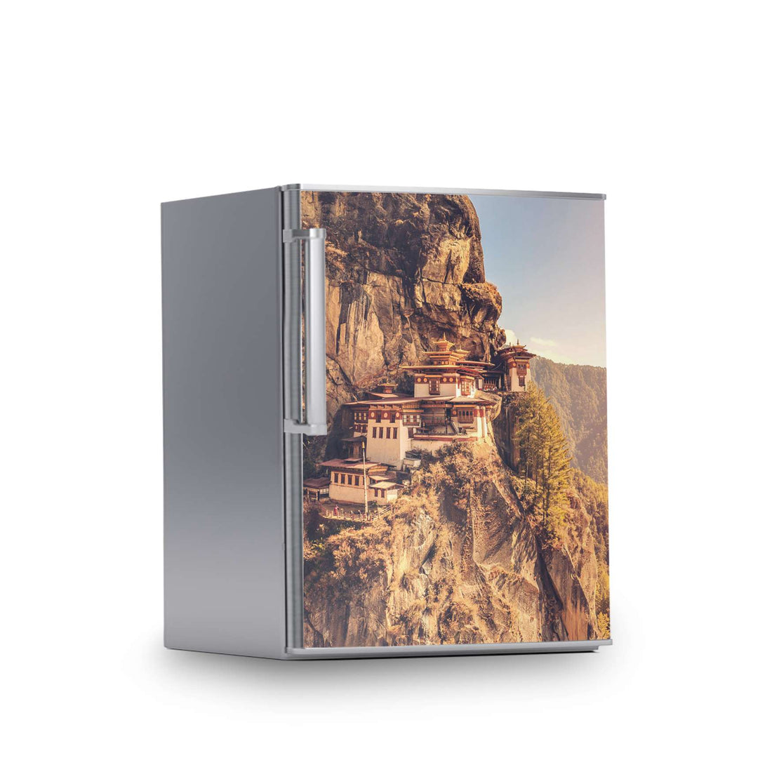 Kühlschrank Folie -Bhutans Paradise- Kühlschrank 60x80 cm