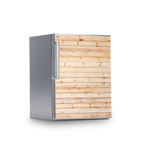 Kühlschrank Folie -Bright Planks- Kühlschrank 60x80 cm