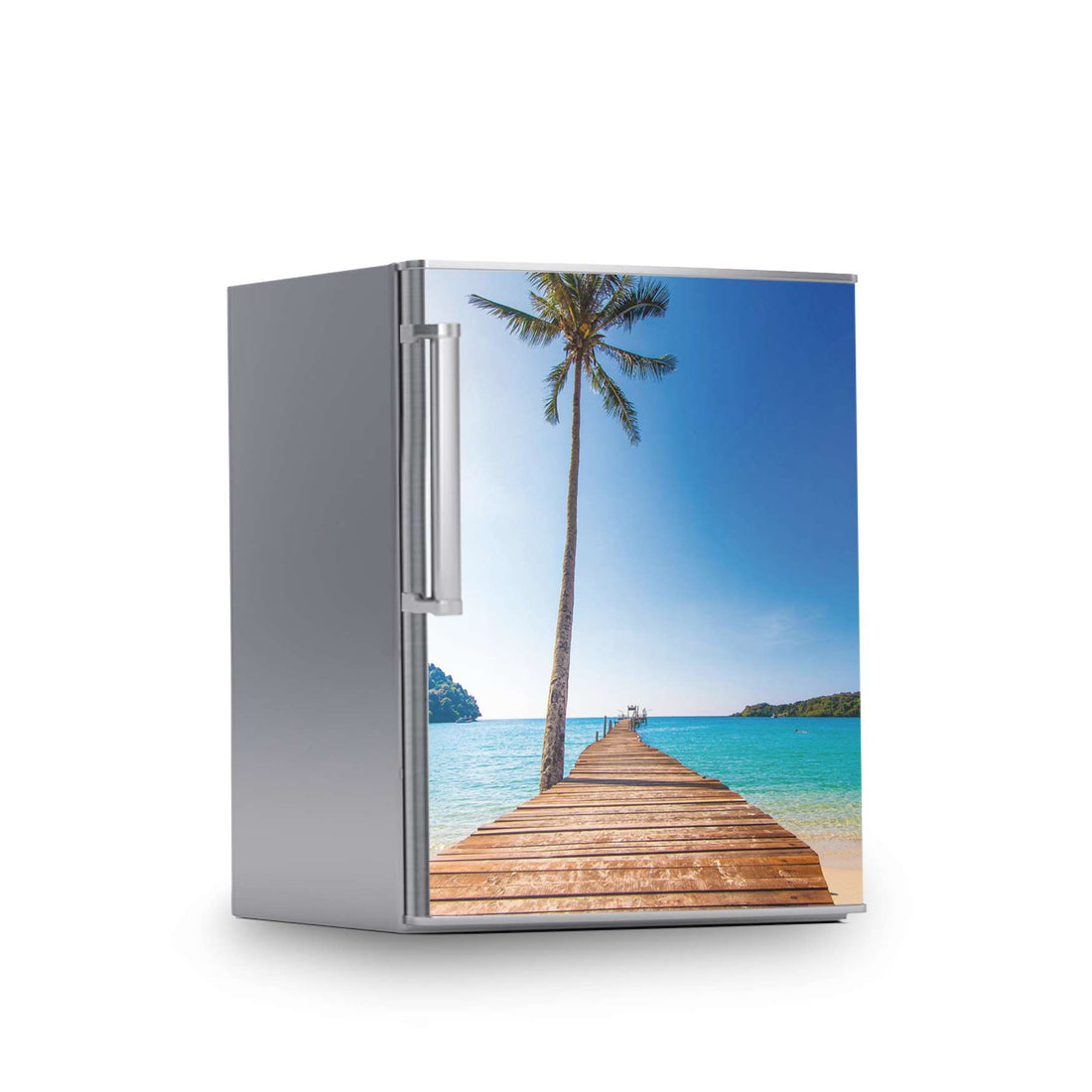 Kühlschrank Folie -Caribbean- Kühlschrank 60x80 cm