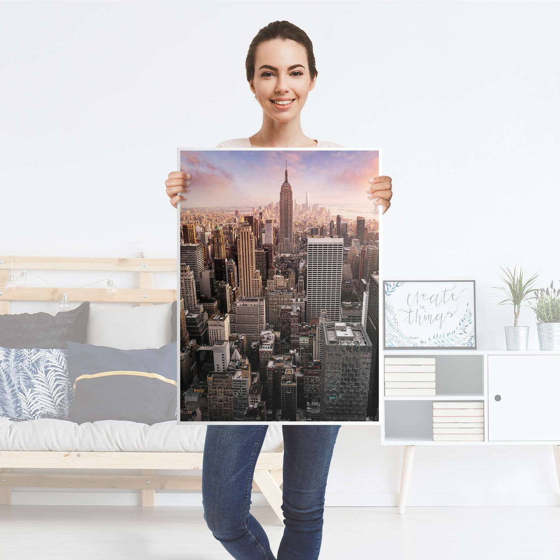 Kühlschrank Folie Big Apple - Küche - Kühlschrankgröße 60x80 cm