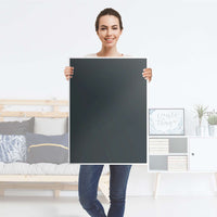 Kühlschrank Folie Blaugrau Dark - Küche - Kühlschrankgröße 60x80 cm