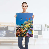 Kühlschrank Folie Coral Reef - Küche - Kühlschrankgröße 60x80 cm