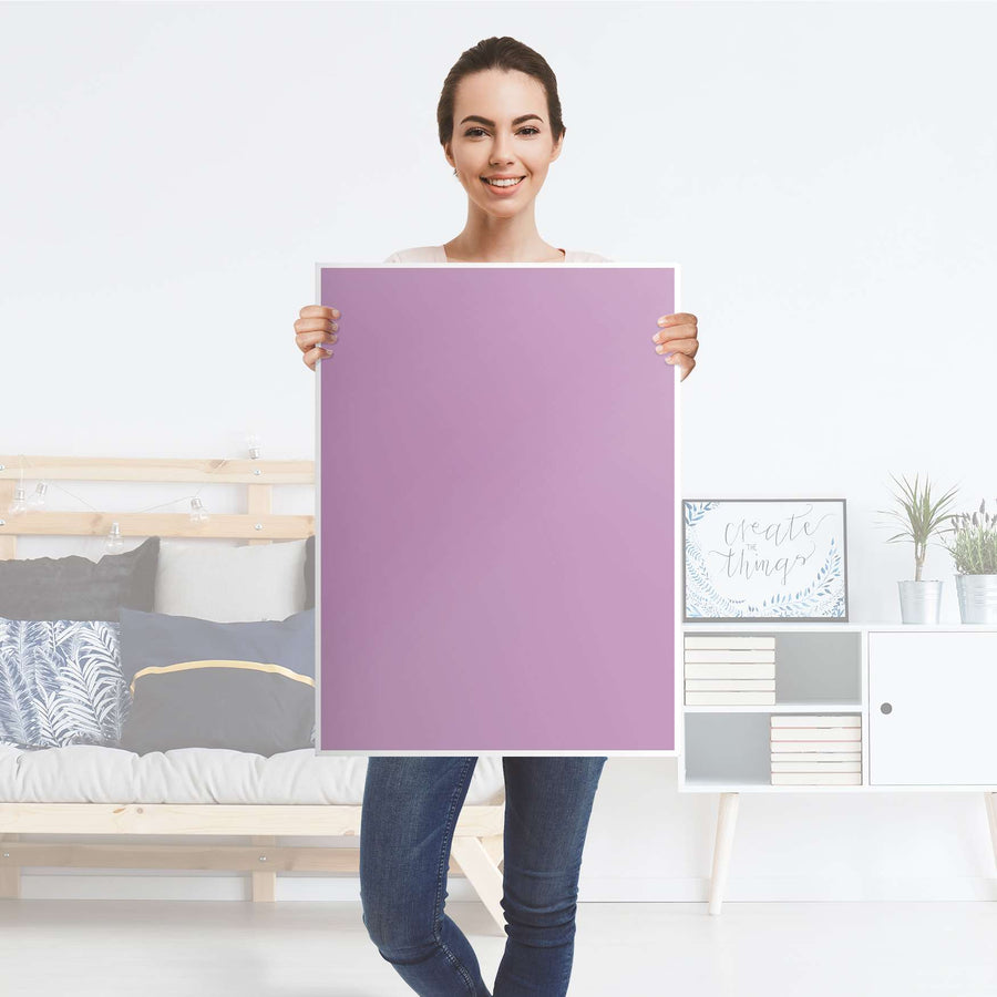 Kühlschrank Folie Flieder Light - Küche - Kühlschrankgröße 60x80 cm
